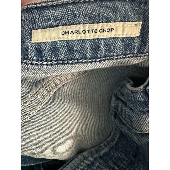 CITIZENS OF HUMANITY Charlotte Crop Distressed Denim Jeans Cropped Women’s Sz 25 - Picture 3 of 8